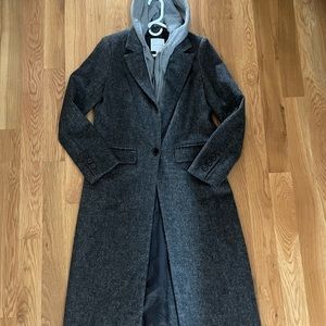 Wool trench coat